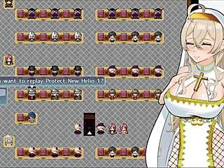 Housewife hero companion starts steamy outdoor game