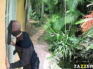 Skyla Novea bounces hard on JMac’s big cock, riding wild on top