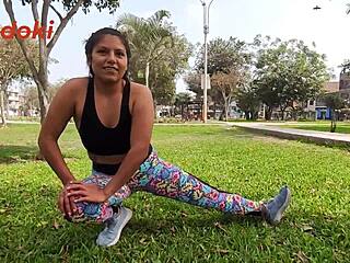 she said exercise we ended up fucking at my house