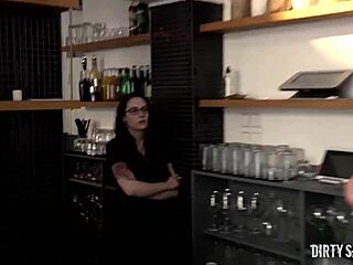 Dirty Sarah gets anal surprise outdoors