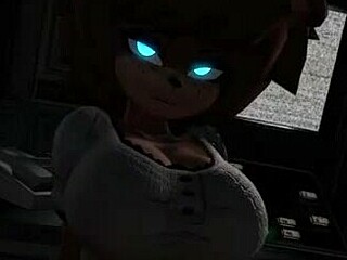 I can't beleive these fnia girls are showing off their big tits and asses in bent over doggystyle and missionary sex, it's so hot!