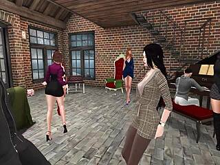 Young Blonde Slut Wife Fucks Elves In Hardcore 3some With Creampie