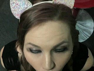 Astrid Star gives Jack Blaque a behind-the-scenes blowjob interview