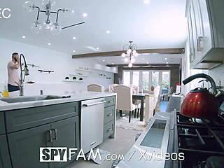 Horny step sister leaves dildo in dishwasher