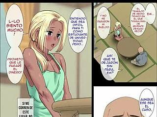 anime neighbor trap character gets a visit from someone in the neighborhood