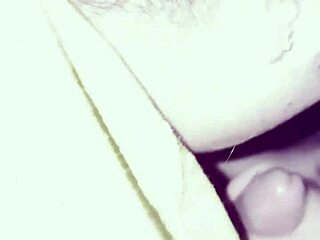 bbw performs deepthroat blowjob