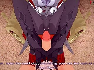 arlecchino pov promo in genshin impact milf version