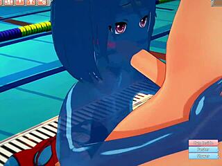 Slimegirl adventures in 3d hentai pool scenes