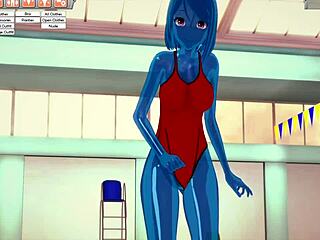 Slimegirl adventures in 3d hentai pool scenes