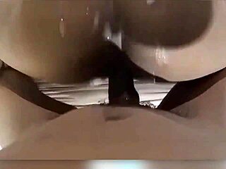 ebony teen bent over for big cock doggystyle 😍