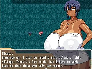 Tanned girl natsuki hentai game ep 16 happy ending with lord impregnaria defeated