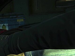 Dirty blonde prostitute in POV action