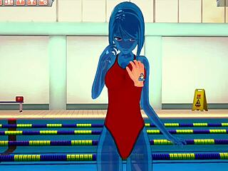 Slimegirl adventures in 3d hentai pool scenes