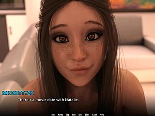 amateur teen with big butt and tits in a video