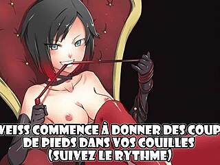 Weiss dominates you in RWBY hentai femdom!