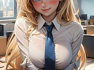 Lily Summers In Office For Malax Project