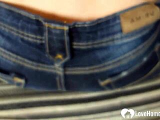 this cutie just teases with her tongue and tight pussy.