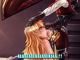 Weiss dominates you in RWBY hentai femdom!