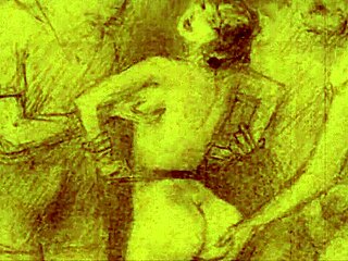 Vintage erotic drawings from retro cartoons