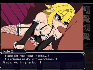 ELF GETTING TWO COCKS, OH WOW, SO ROUGH AND DEEP!