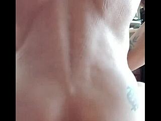 anal plug leads to huge cumshot