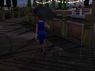 peeping on cheating wife outdoors