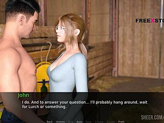 John says, 'I love licking your blonde pussy, Mary.'