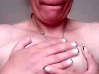 Do you like watching this latina masturbate her big natural tits before anal?