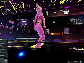 Yessicahotwife dances at the night club