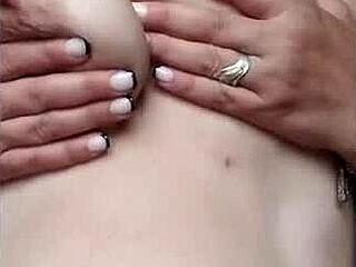 Do you like watching this latina masturbate her big natural tits before anal?