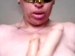 Do you like watching this latina masturbate her big natural tits before anal?