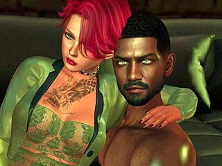 Dutch treat with redhead in 3d