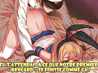 shimakaze plans to make you her sex slave in kancolle hentai with femdom anal play