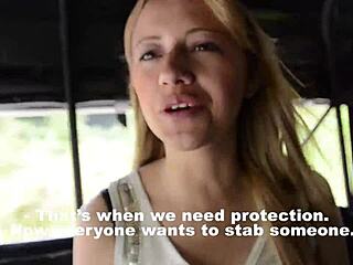 Sex-crazed Latina guerrillas dominate captured guy with wild blowjobs