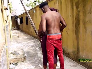 Outdoor Doggystyle Fucking With Big Ass!