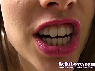 Virtual Blowjob with Dirty Lipstick Talk