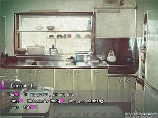 La casalinga giapponese Natsuko ha finale alternativo bollente con creampie