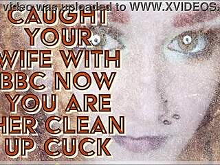 Caught Wife with Big Black Cock, Now Clean Up Cuck.
