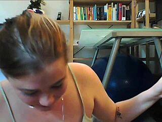 deep throating dildo gagging adventures with choking and ring gag