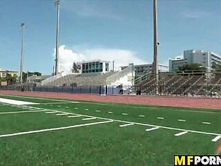 huge tit sporty latina blonde girlfriend in pov