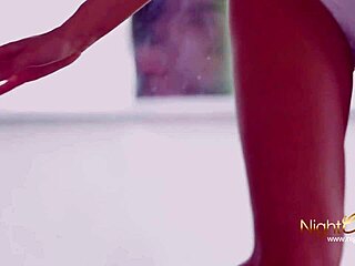 Hot Brunette Takes Hard Pounding with Cum on Feet