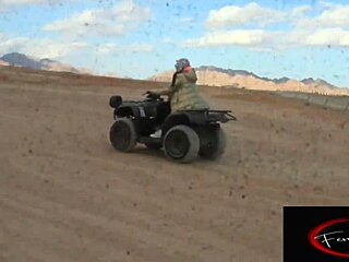 Motorbikes Camels and Fucking - It Turns Me On to See Her on Motorbike in Sinai Desert Italian Dialogues!