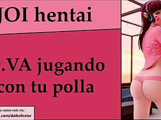d va gives jerk off instructions in spanish joi