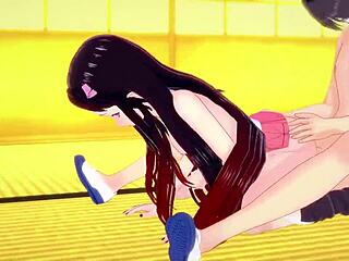 nezuko in kimono gets banged hard