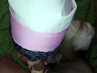 Nurse gives blowjob with facial cumshot