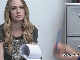 Blonde Teen Bends Over for Hardcore Action