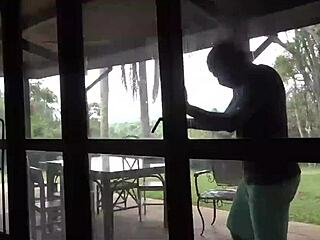 Thief Surprises Blonde At Home With Anal