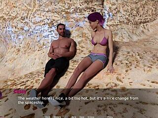 exploring through spacetime in this game with big tits