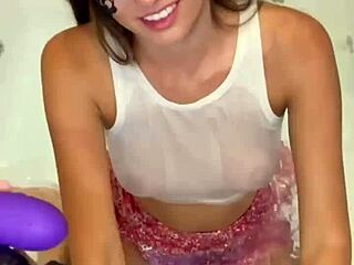 Wet Clothed Sex in Jacuzzi with Tall Brunette Teen and Big Cock