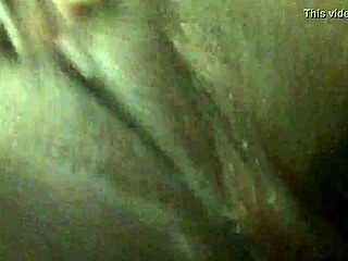 horny black teen plays with wet pussy, fingers it, and gets creampie